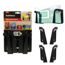 StealthMounts Wipe Holder   2 Pack Wall Mount Wipe Dispensers  Storage Racks...