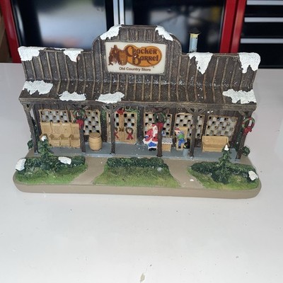 Cracker Barrel Christmas Village Light-Up Old Country Store Without Cord 2005