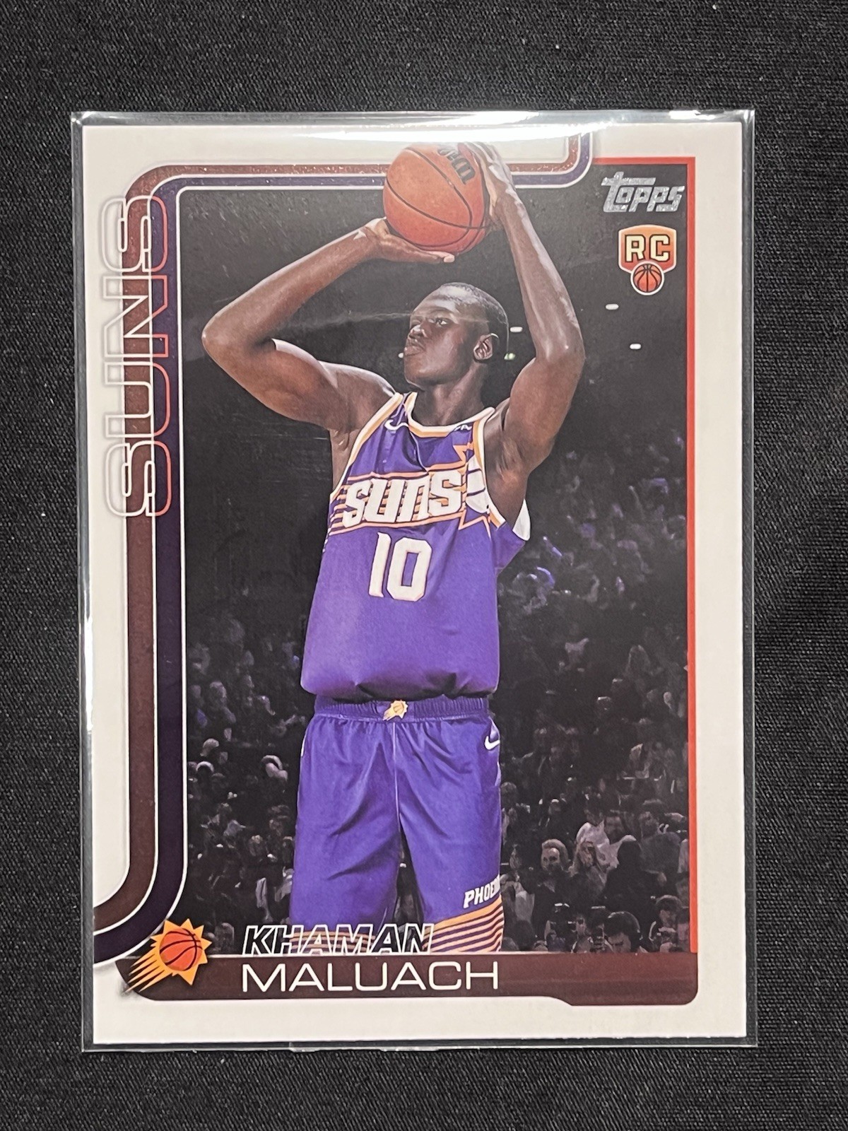 KHAMAN MALUACH 2025-26 Topps #210 Suns Rookie