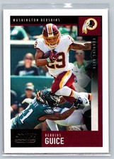 Derrius Guice 199 2020 Score Washington Redskins Card