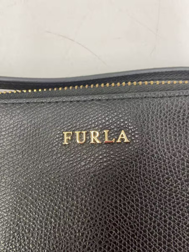 FURLA Shoulder Bag, Leather, Black, Plain, 933293 - Picture 5 of 6
