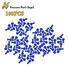 100x Blue Electrical Cable Connectors Quick Splice Lock Wire Terminals Crimp