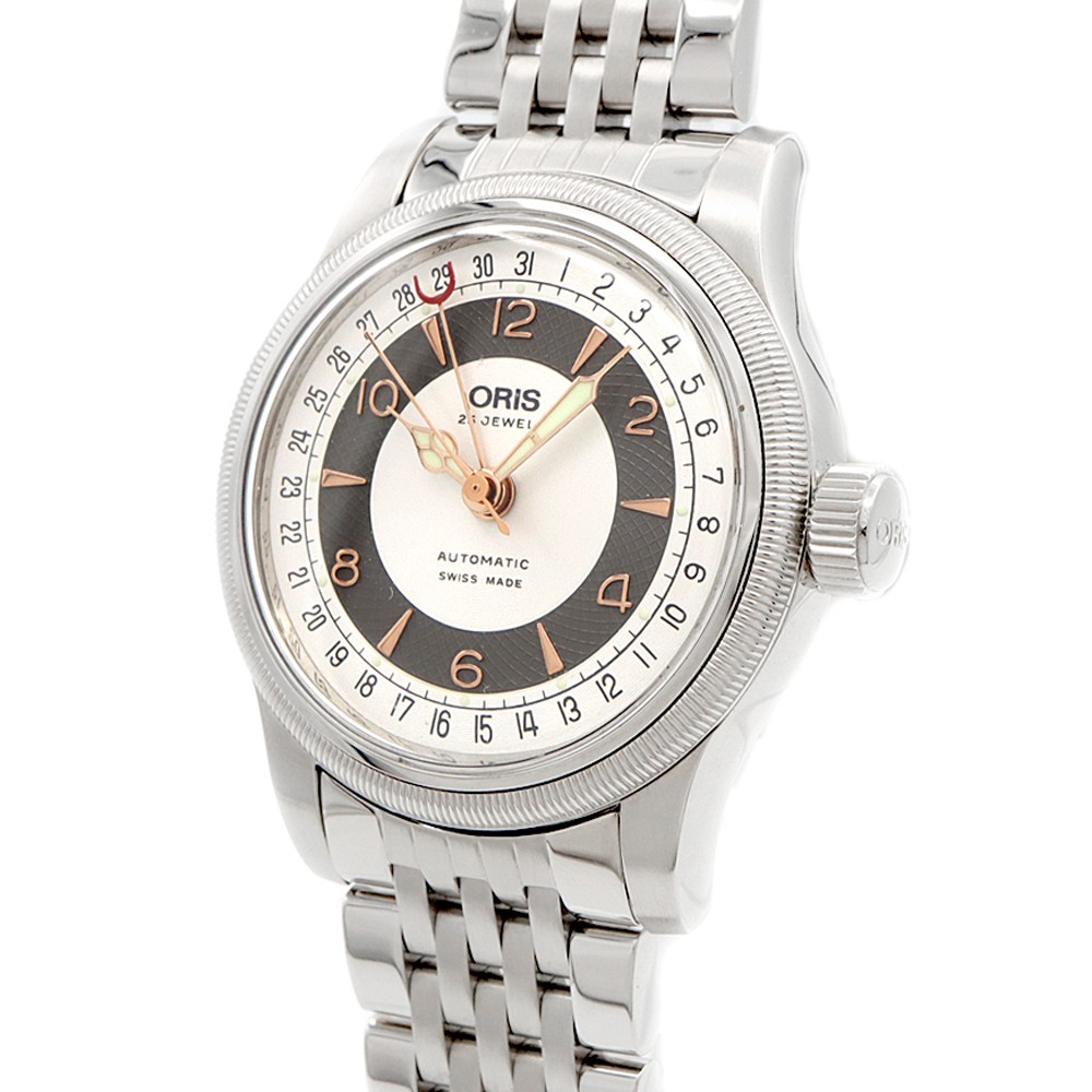 ORIS Big Crown Pointer Date 7551 Date Silver SS S… - image 6