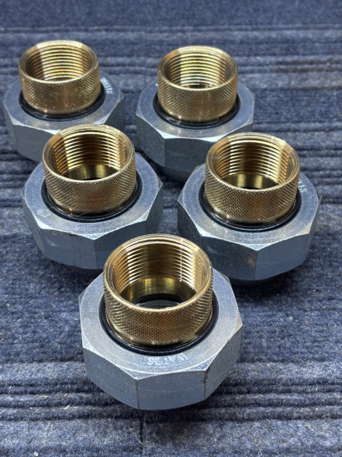 5 NEW WATTS® 0009878 DIELECTRIC UNION, 1-1/2 IN, FNPT X FBP, BRASS (P4)