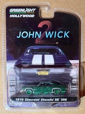 Greenlight John Wick 2 1970 Chevrolet Chevelle SS 396 Green Machine Chase RARE