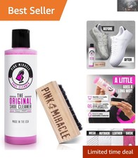 Shoe Cleaner Kit with Brush   All-in-One Non-Toxic Leather Cleaner for Fabrics