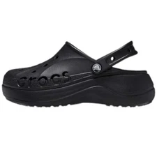 Crocs Adult Unisex Baya Platform Clog Sandal Black Women's Size 8