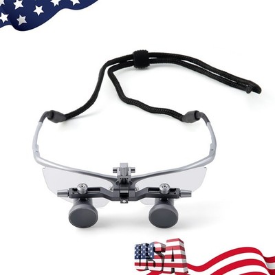 Dental Surgical 5W Medical 3.5X Ergo Binocular Loupes Flip-Up Glass 450mm