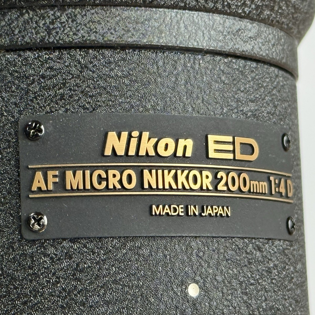AS IS] Nikon AF Micro Nikkor 200mm F4 D IF ED Macro Lens From