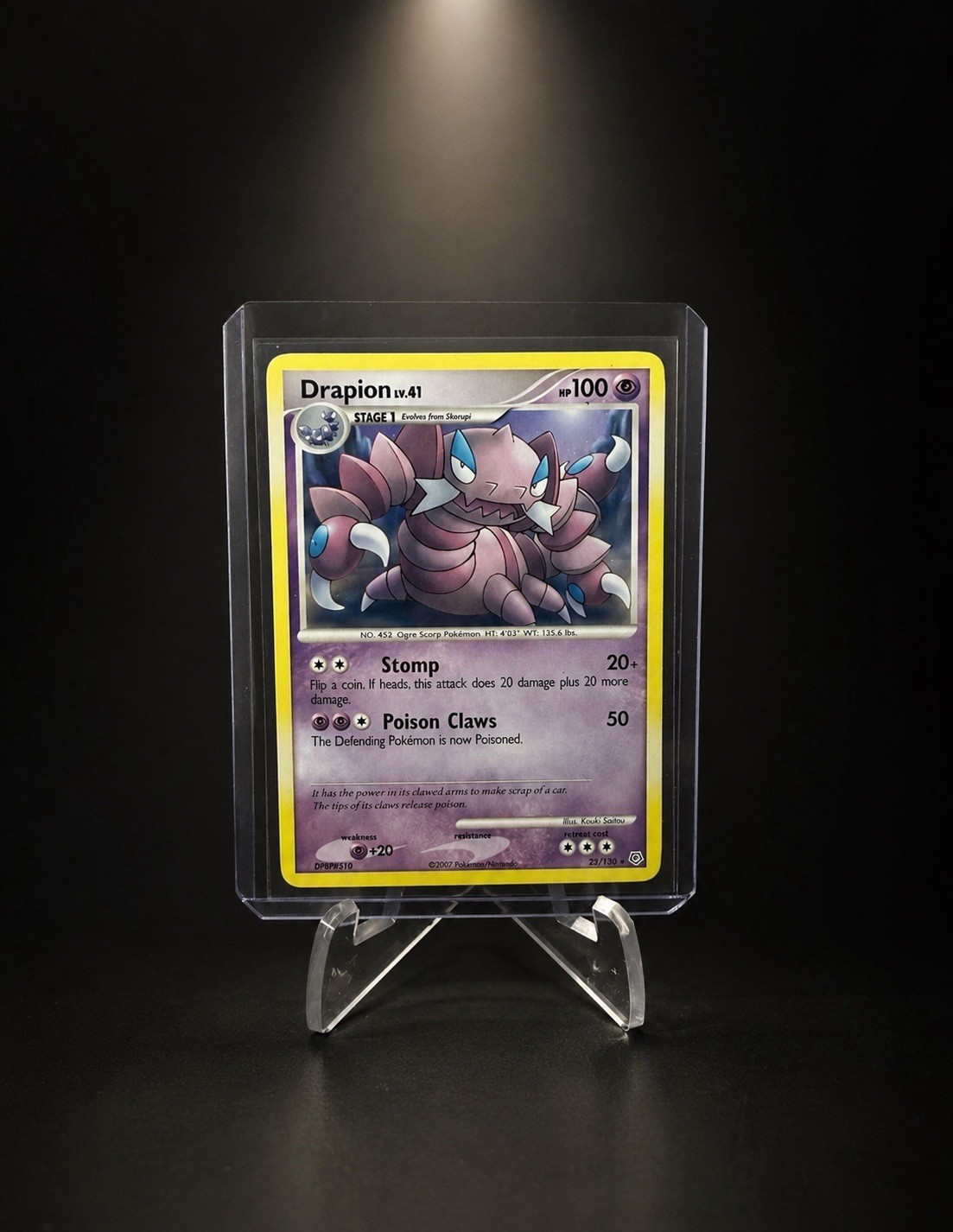 Pokemon Drapion 23/130 Diamond and Pearl Regular