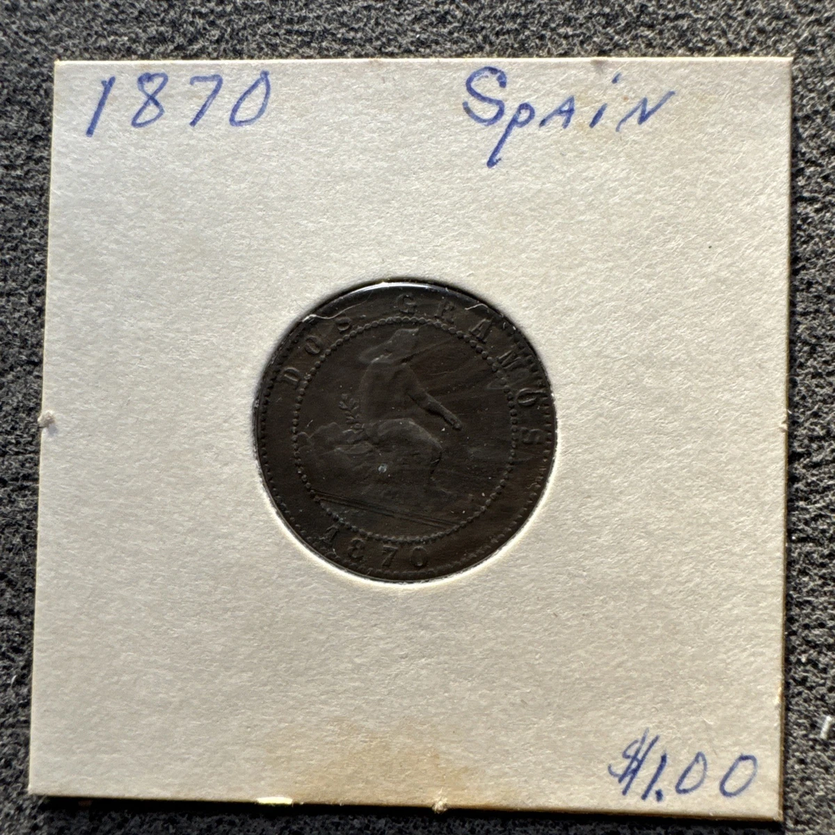 Copper 1870 Year Spanish Coins for sale | eBay