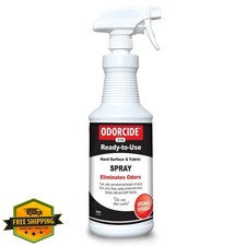 Odorcide Odor Eliminator Soaker 32oz Smoke Pet Carpet Hardwood Non-Enzymatic
