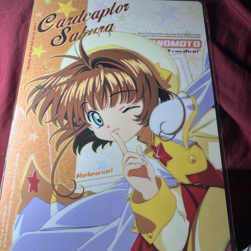 Cardcaptor Sakura File Folder Poster Sakura Kinomoto & Kero-chan Anime Wall Art 