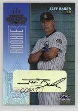 2003 Donruss Champions Rookie Signatures /400 Jeff Baker #91 Auto 1c0p