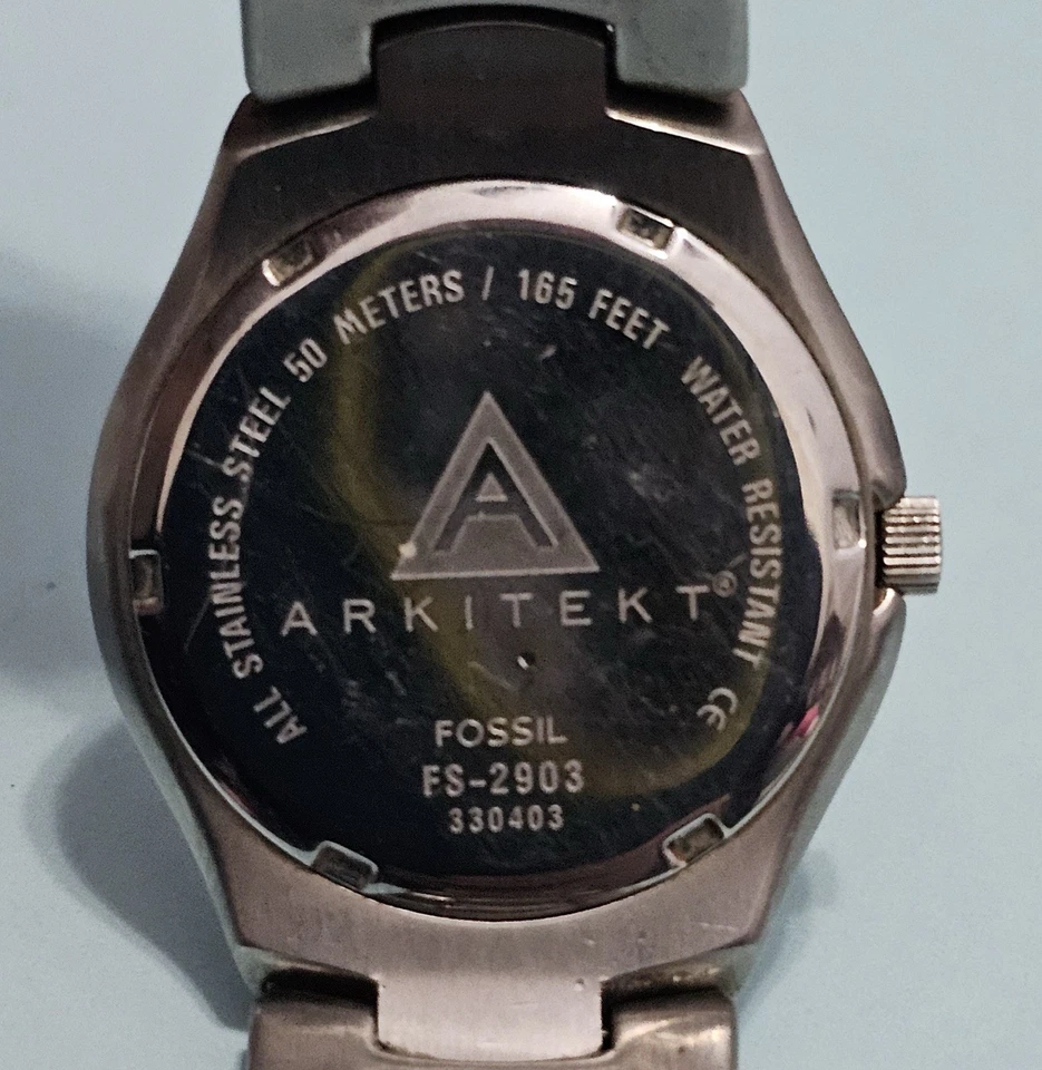Reloj Hombre FOSSIL ARKITEKT FS-2903 Todo SS Fecha y Hora 50 Metros 33043 Foto 3 de 4