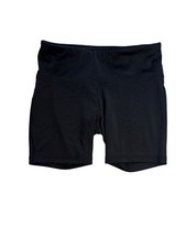 ID Ideology Kids Girl's Black Elastic Waistband Core Biker Shorts Size S
