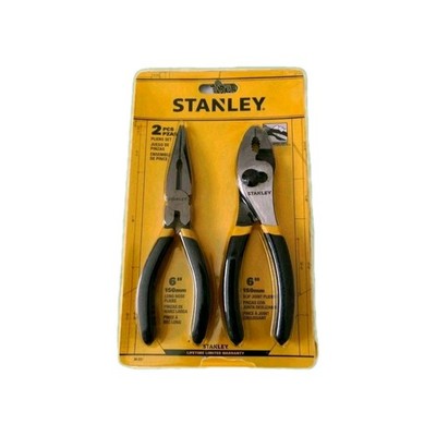Stanley Tools 2 PC Pliers Slip Joint/Needlenose  6  84-212 Forged Steel New