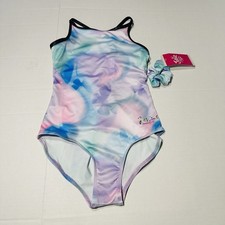Girls XL Justice Gymnastics Leotard With Scrunchie Girls Size 16 18