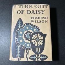 1st Ed I Thought of Daisy Edmund Wilson  1929 Greenwich Village Fiction DJ B3154