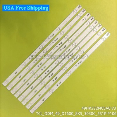 LED strips For Thomson 49L26CNC 49HR332M05A0 TCL_49D1600_3030_LX20160826