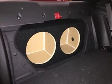 Zenclosures 2016-2024 Chevy Camaro FRONT FIRE 2-12" Subwoofer Speaker Sub Box