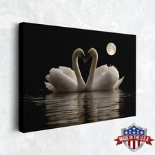 Moonlit Devotion Wall Art, Canvas Print for Home Decor, Wall Decor Art Poster