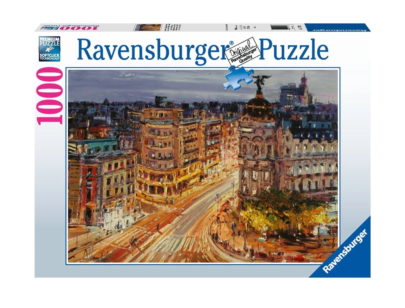 NEW! Ravensburger Gran Vía, Madrid 1000pc Puzzle
