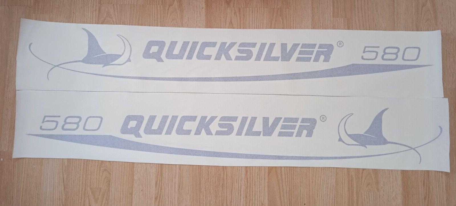 QUICKSILVER BOAT 580 DECALS STICKERS BLUE MARINE COLOR. ALL COLORS AVAILABLE