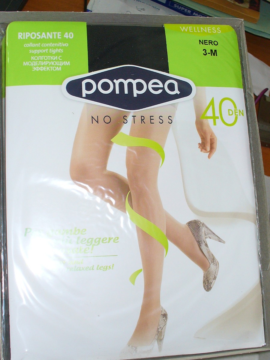 Pompea Collant Con Corpino Contenitivo Collant Pompea Senza