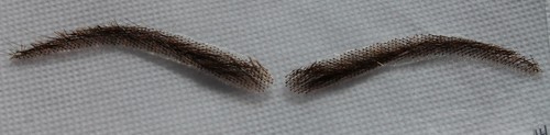 Handmade High Quality 100% Human Hair Lace Base False Eyebrows Wigs Brown Blonde - Picture 27 of 38