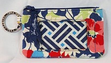 Vera Bradley Iconic Zip ID Case/Coin Purse w/Keychain