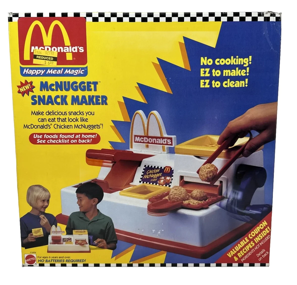 Vintage 1993 McDonald’s Happy Meal Magic Cookie Maker by Mattel Unopened