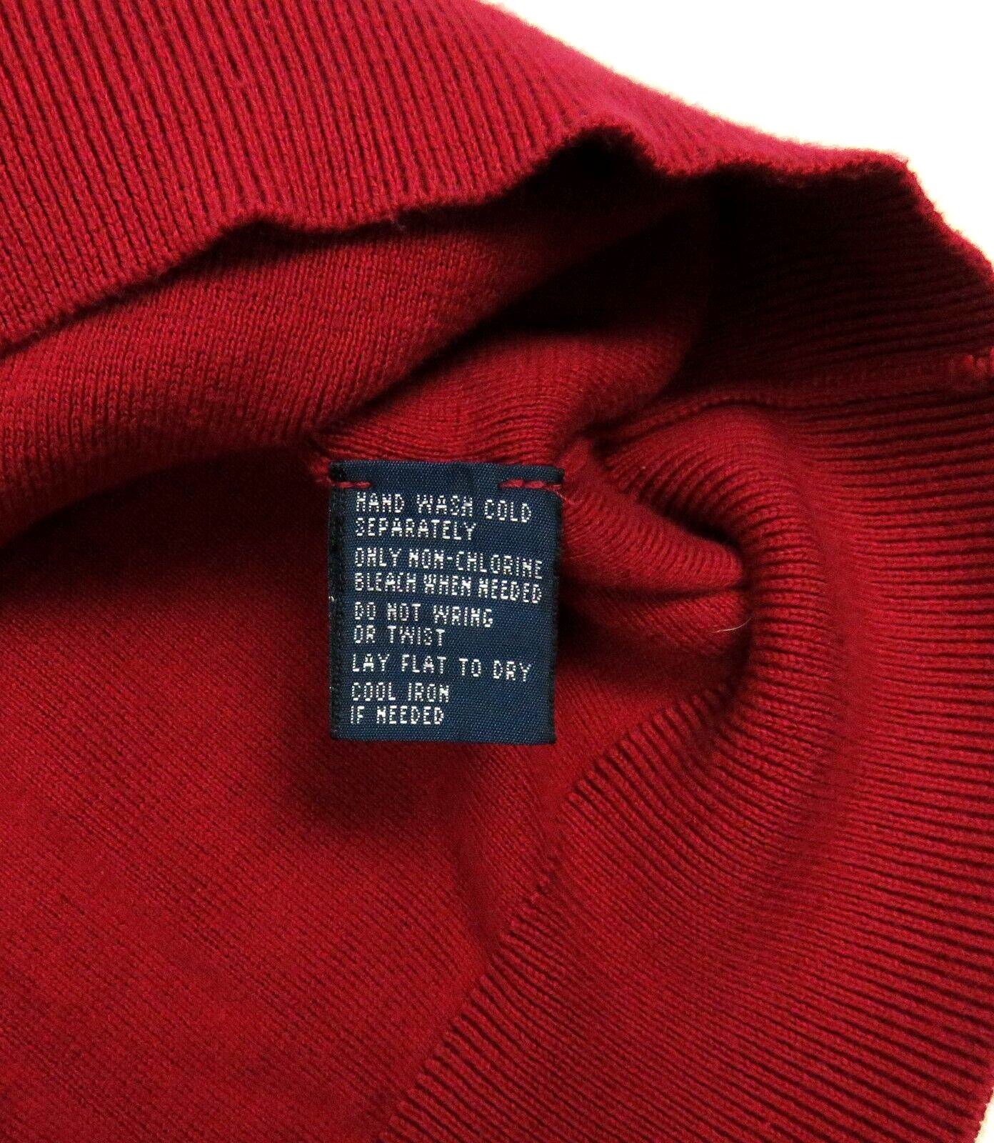 PONY Giacca Gilet Polo Ralph Lauren 100% Cotone Rosso Da Uomo Rosso Collo a V XL