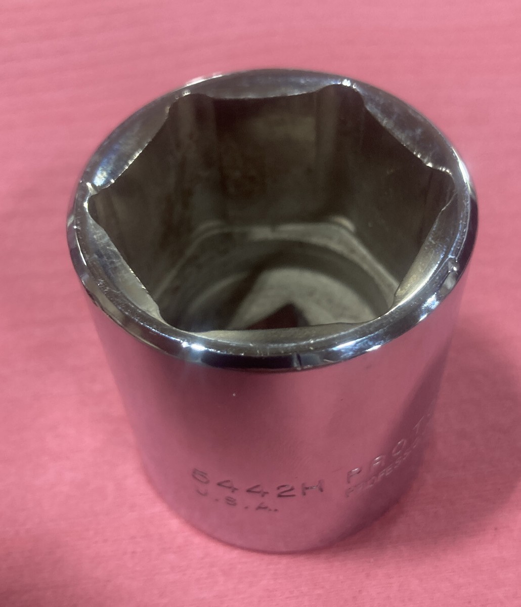 Stanley Proto J5342H Tiefe Stecknuss – 6-Punkt, 1/2 Zoll Antrieb, Größe 1-5/16 Zoll, SAE, Für Hohe Drehmomente