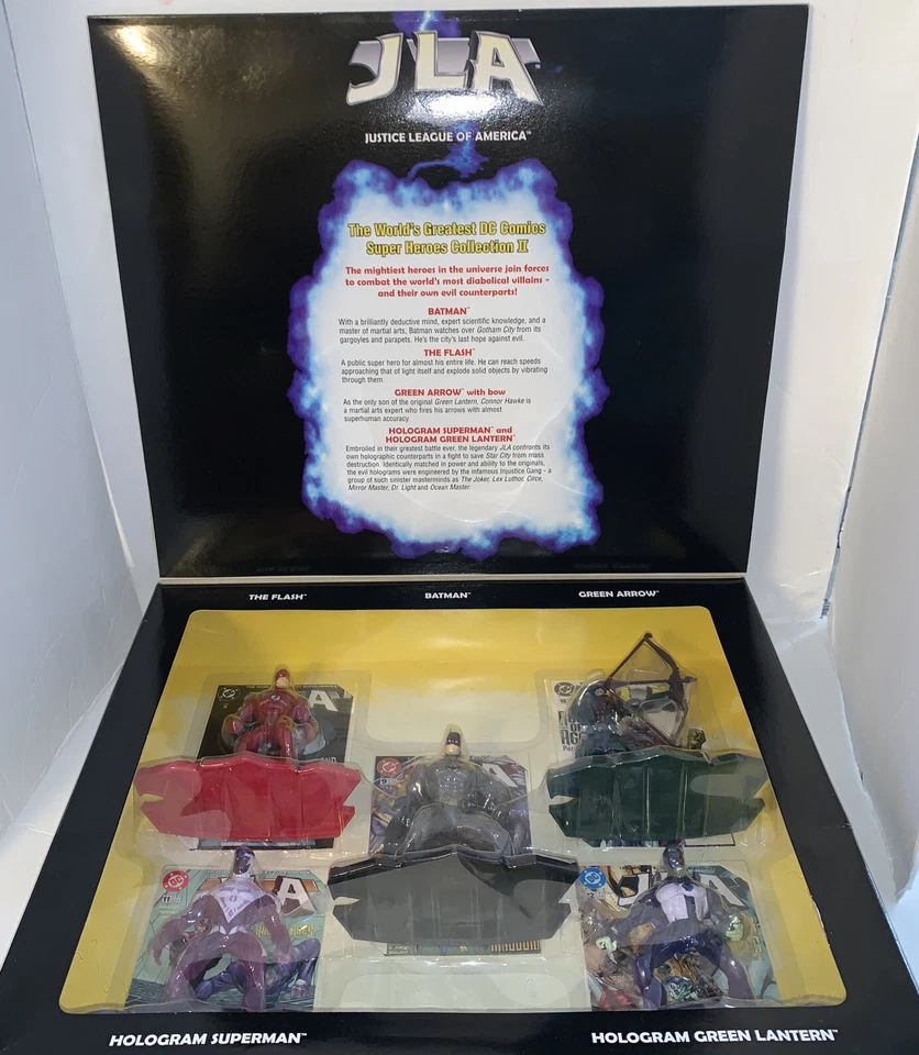 Vintage 1998 Liga de la Justicia de América Colección II Kenner #70773 con JLA STANDS Foto 2 de 4