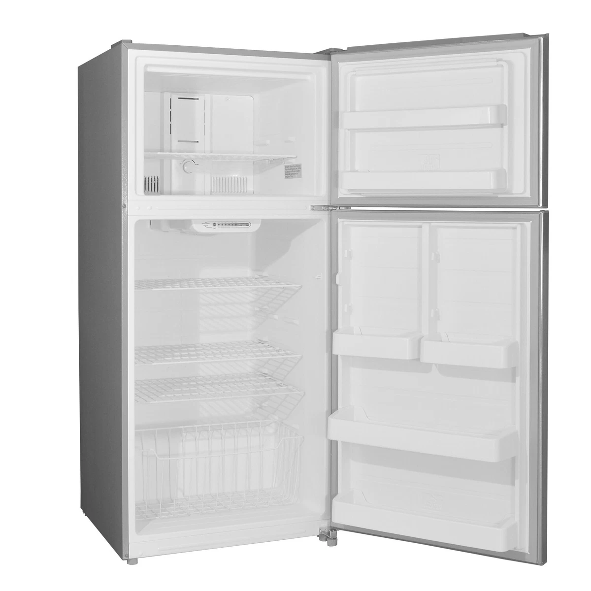 18 CU FT Top Freezer Fridge 2 Door Refrigerator Food Storage