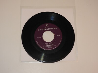 JAVIER SOLIS tres lunas / cuando calienta el sol 7'' RECORD LATIN BOLERO RARE 