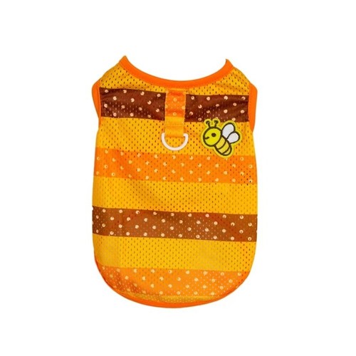 Breathable Pet Apparel Bee Pattern Puppy Clothing Dog T-Shirt Daily Wear - Picture 14 of 14