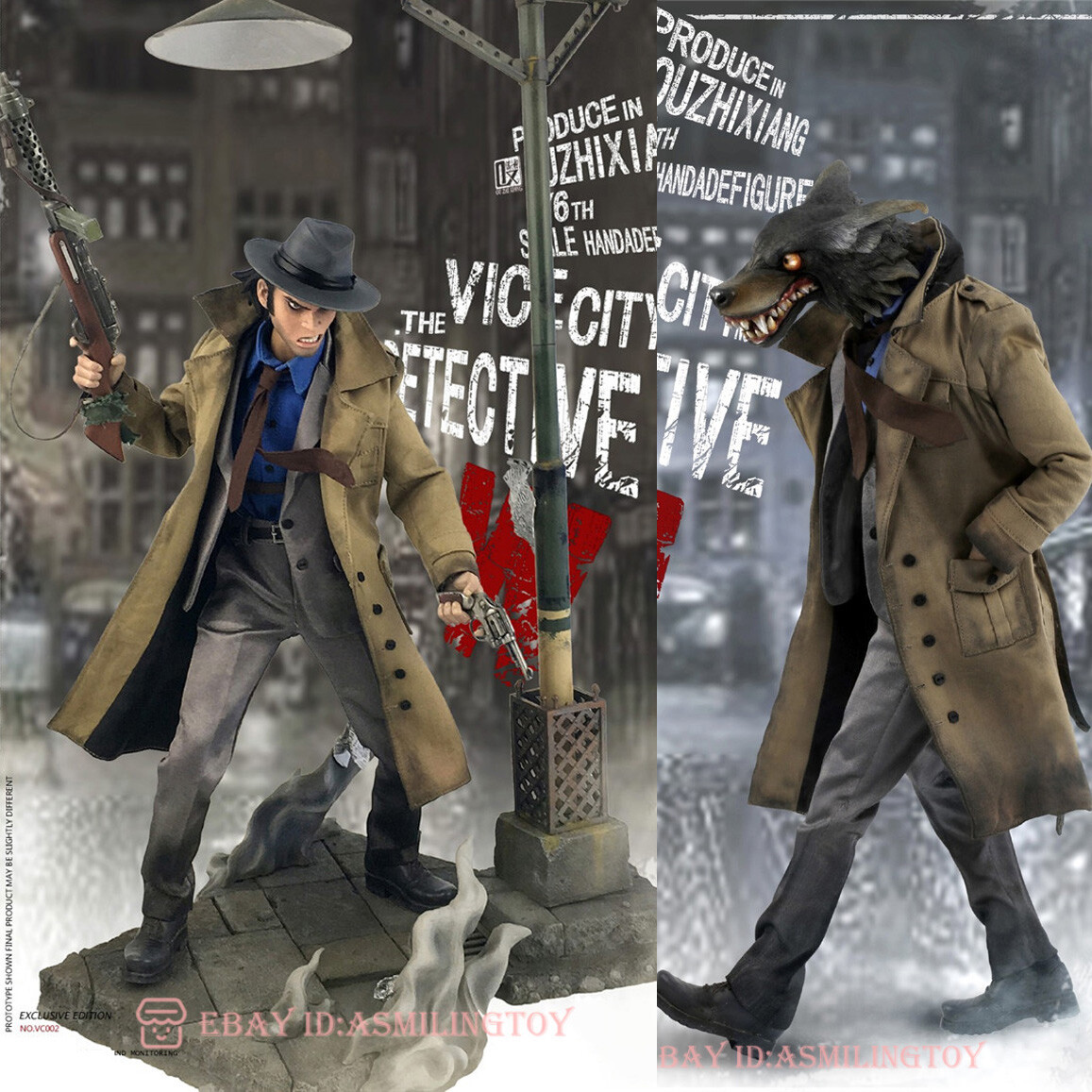 1/6 Coomodel x Ouzhixiang Vice City VC002 The Detective W