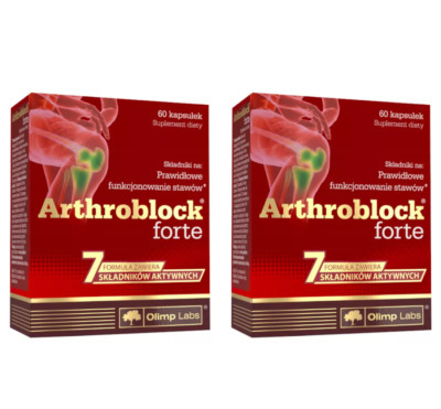 (Einheit/0,30 ) 2 x Olimp Arthroblock Forte 2 x 60 Kapseln Gelenke D/S