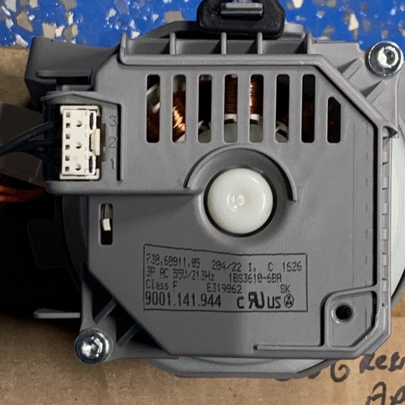 Bosch SHXM65W55N01 Dishwasher Motor Pump P/N 12008381 9001141944
