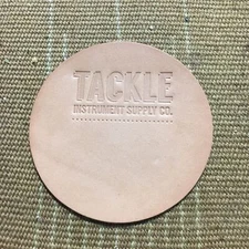 Tackle Large Leather Bass Drum Beater Patch - Natural