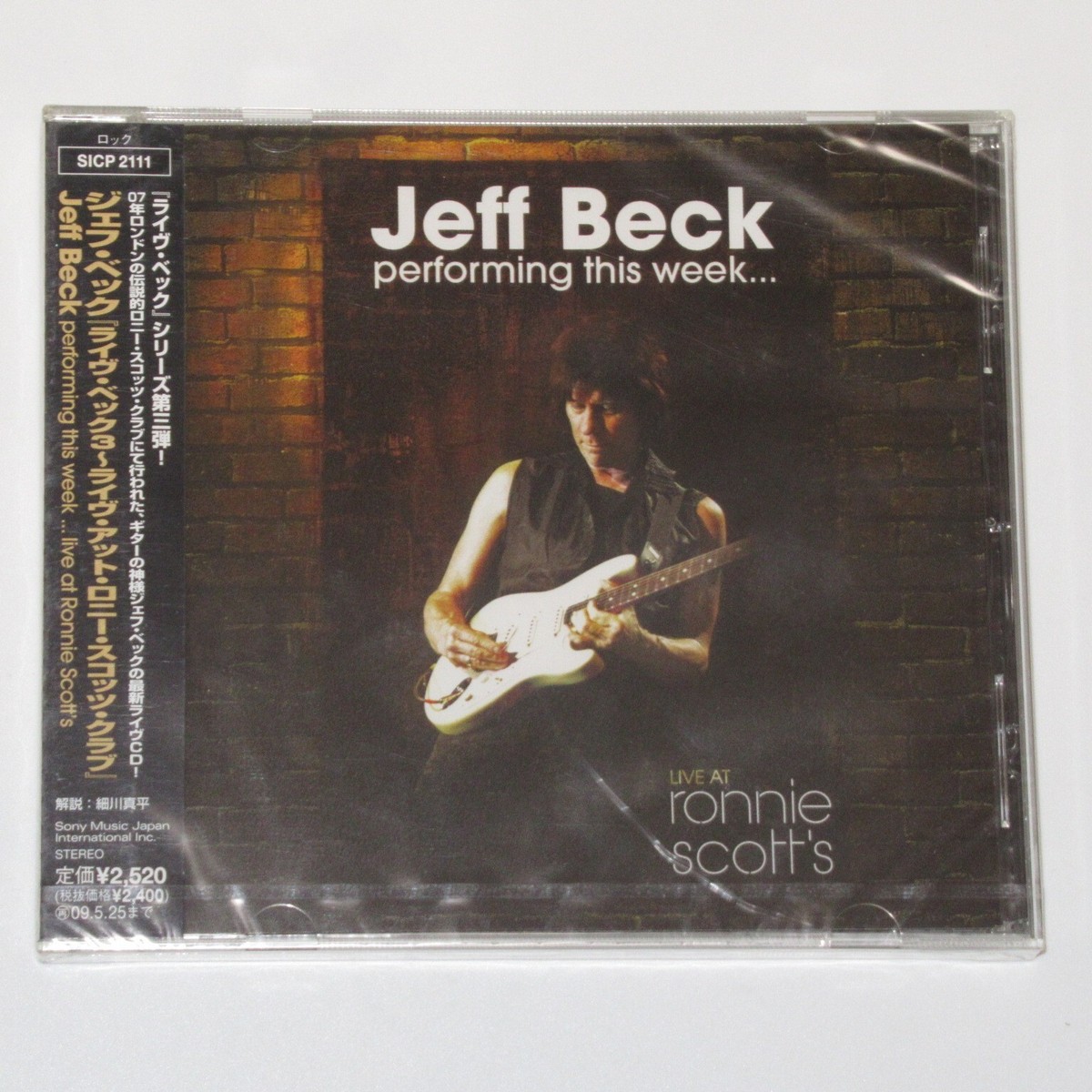 ジェフ・ベック~ライヴ・アット・ロニー・スコッツ・クラブ(初回限定版