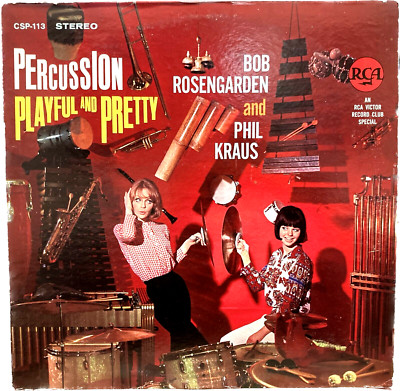 ROSENGARDEN/KRAUS:Percussion Playful/Pretty:Easy Space Percussion NrMt Vinyl LP