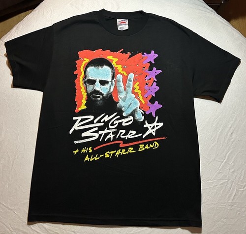 Vintage Y2K Ringo Starr Beatles 2003 Band Tour Shirt