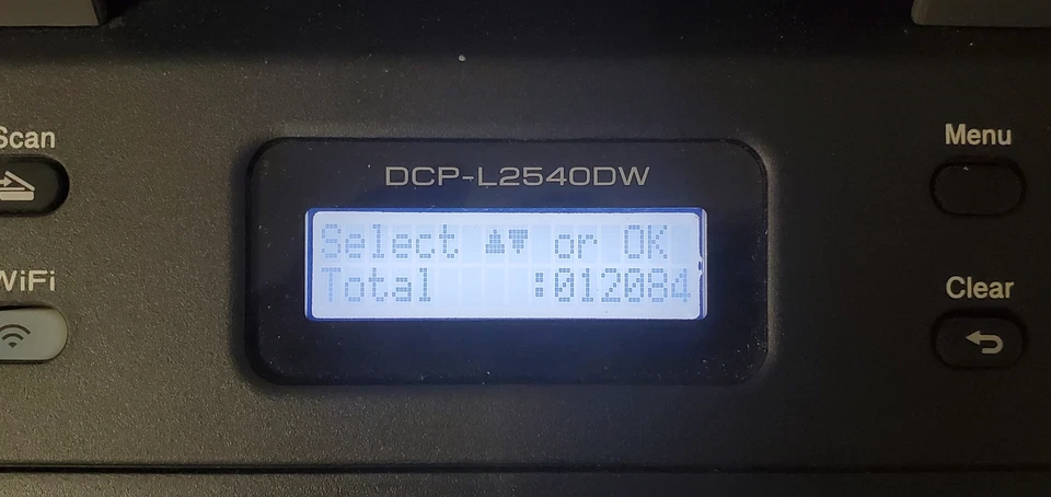 Brother DCP-L2540DW Monochrome Laser Printer Copier Page Count: 12084 - Image 2 of 4