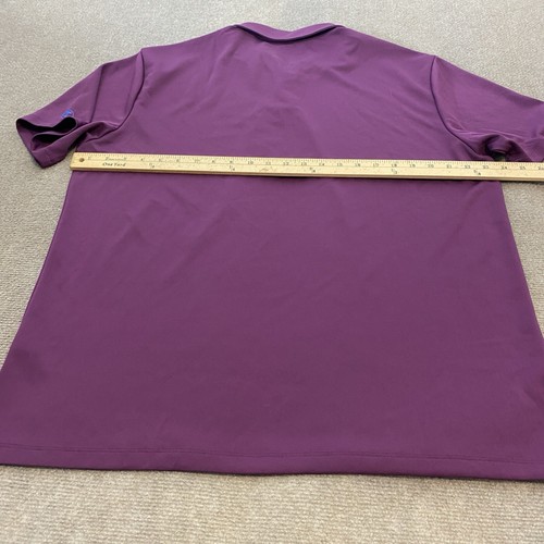 Twillory Polo Shirt Mens Large Purple Athletic Short Sleeve Stretch Performance - Picture 10 of 14