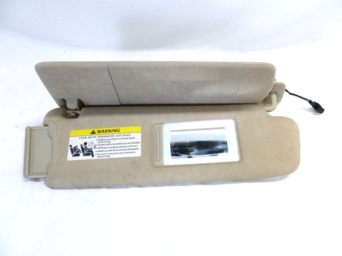 2007-2015 Audi Q7 Passenger Suede Sun Visor Tan OEM 4L0 857 552L