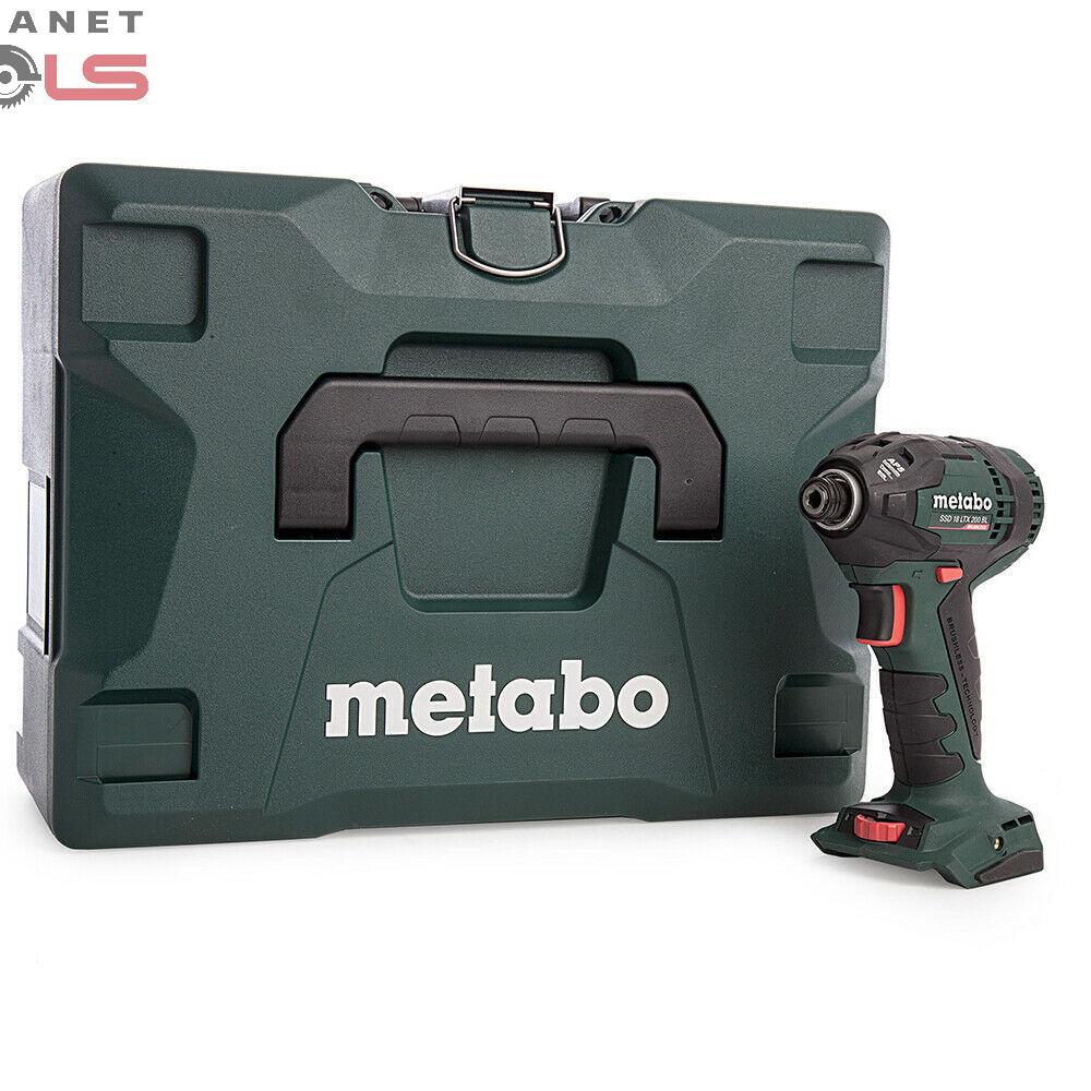 Metabo SSD 18 LTX 200 BL Brushless Impact Driver in MetaBOX Case
