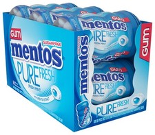 MENTOS PURE FRESH SUGAR FREE MINTS CHEWING GUM 50PCS - 6CT TO PACKET